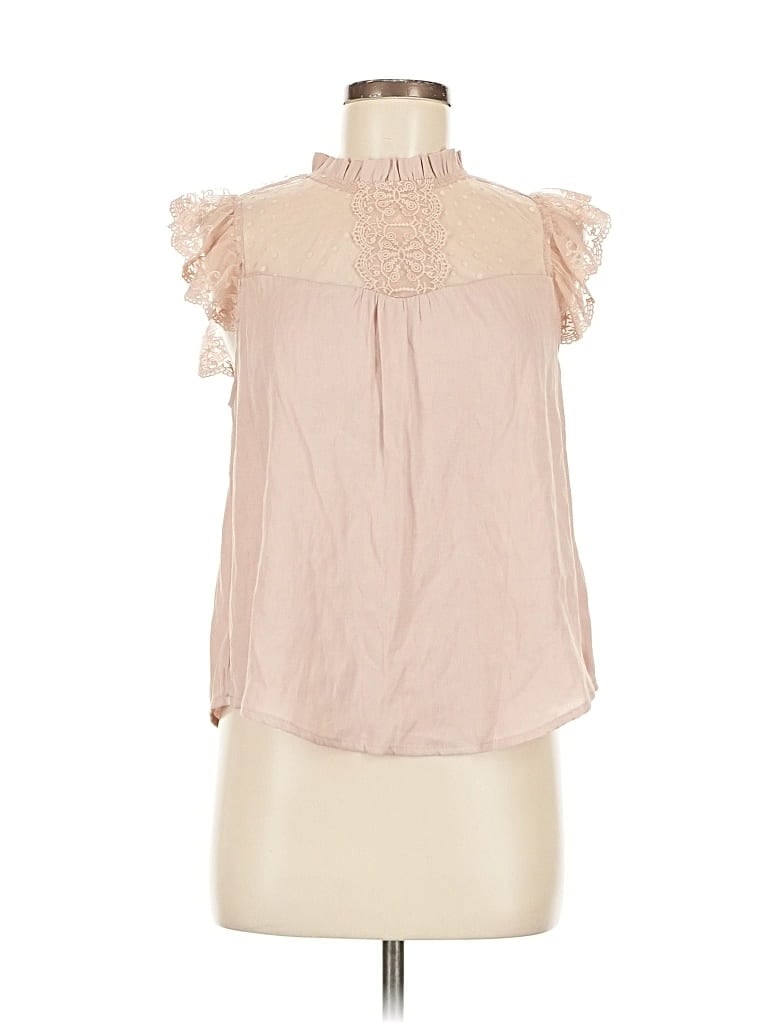 Pre-owned Iris Sleeveless Blouse In Pink