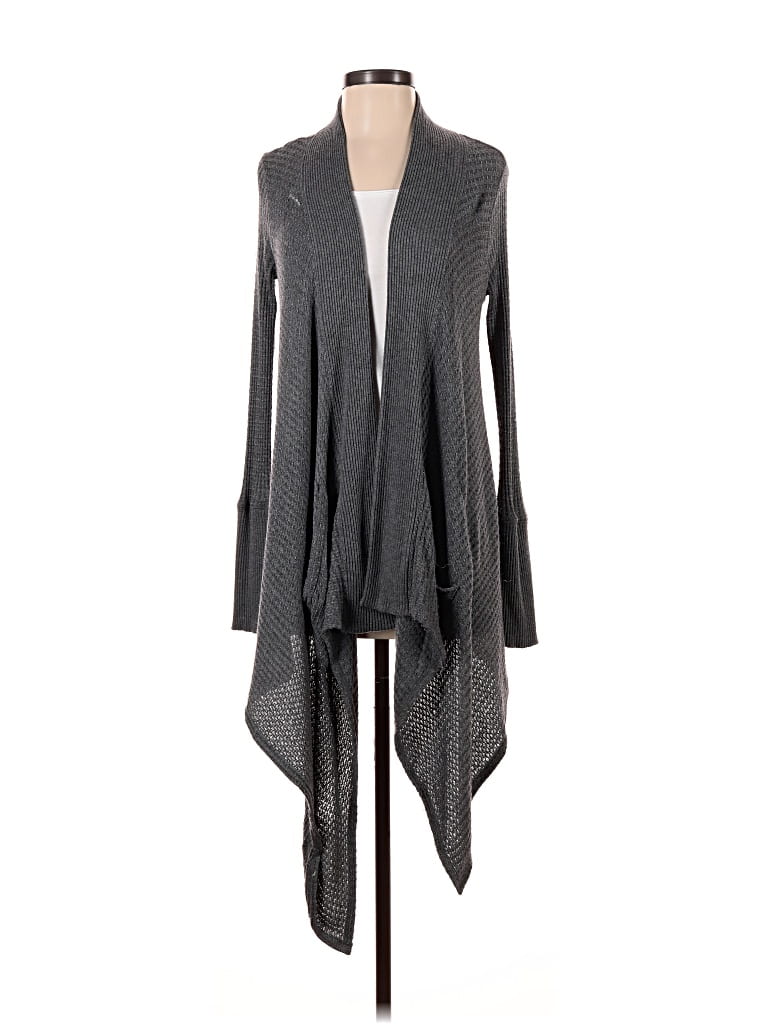 Pre-owned Splendid Cardigan Sweater In Gray