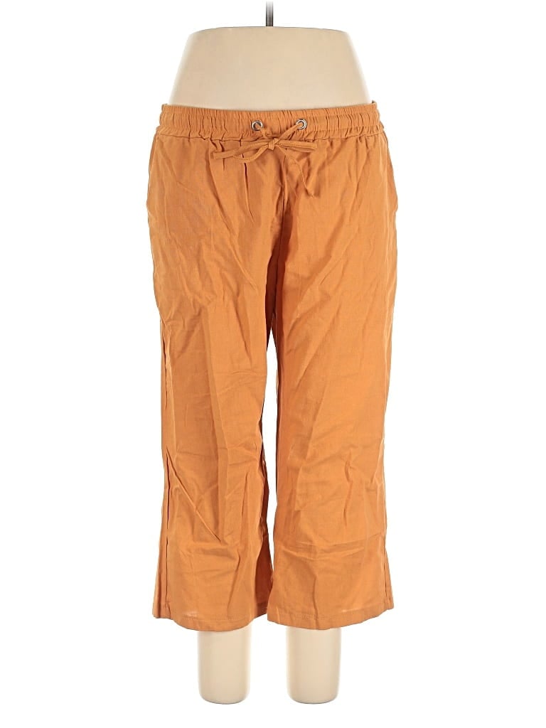 Pre-owned Unbranded Casual Pants In Orange