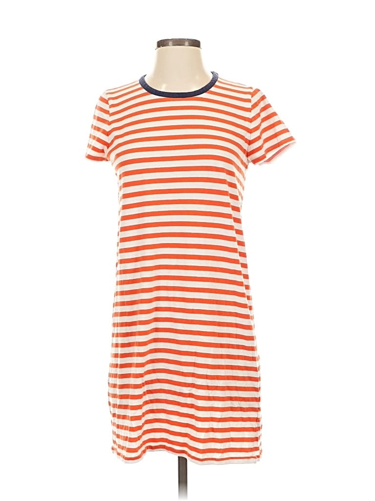 Pre-owned J.crew Factory Store Casual Dress In Orange