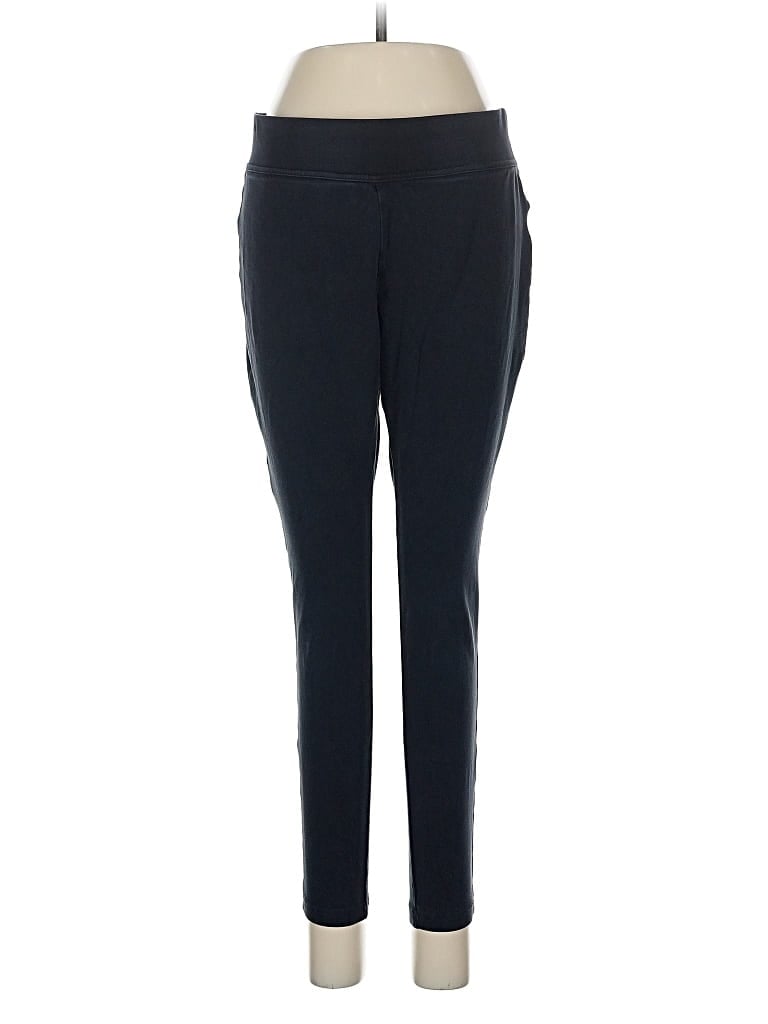 Pre-owned Lands' End Active Pants In Black