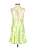 Zara 100% Polyester Tropical Green Cocktail Dress Size XS - photo 2