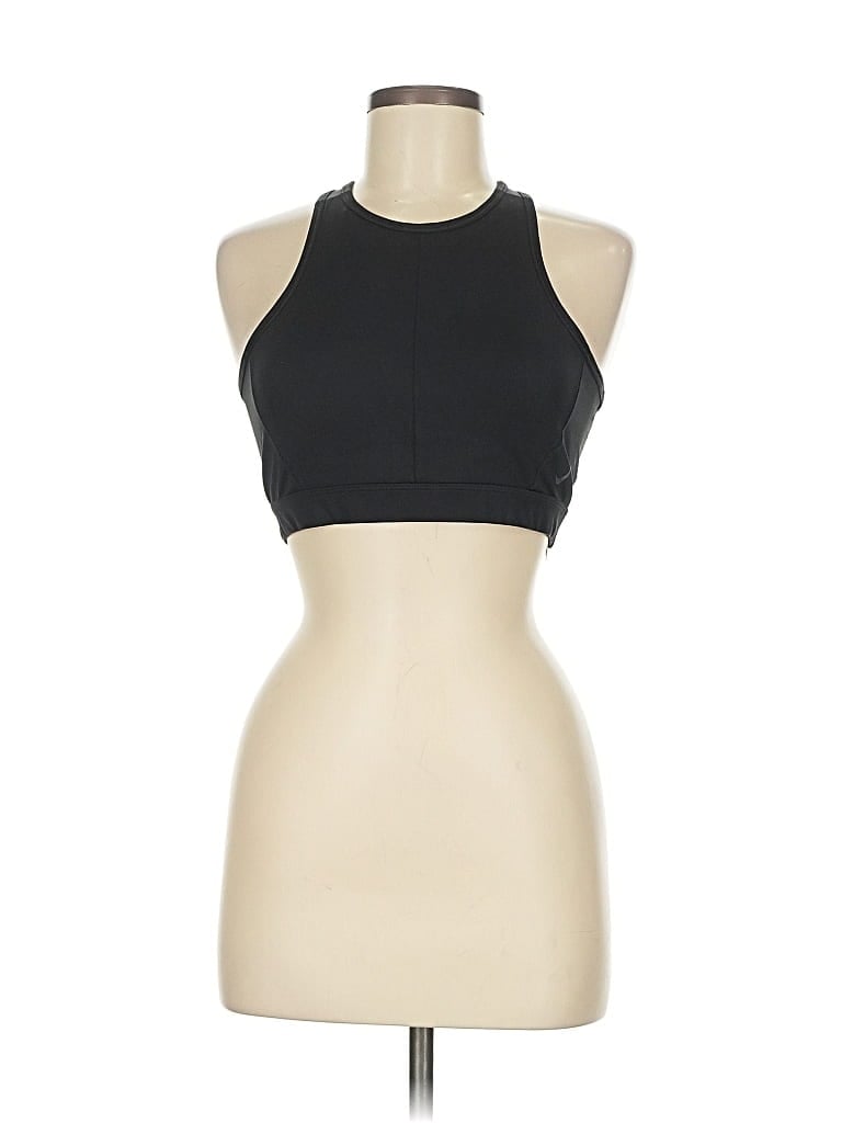 Pre-owned Nike Tank Top Black Halter Neckline Tops