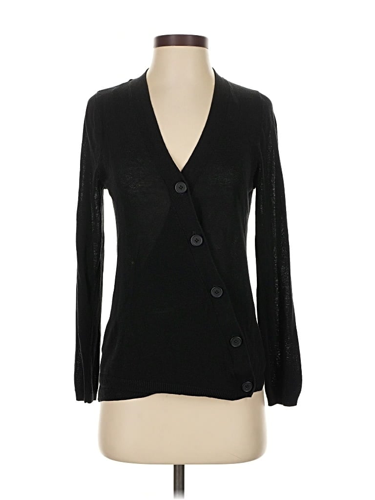 Pre-owned Zara Cardigan Sweater In Black