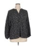 Maison Jules 100% Polyester Black 3/4 Sleeve Blouse Size XL - photo 1