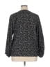 Maison Jules 100% Polyester Black 3/4 Sleeve Blouse Size XL - photo 2