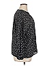 Maison Jules 100% Polyester Black 3/4 Sleeve Blouse Size XL - photo 4