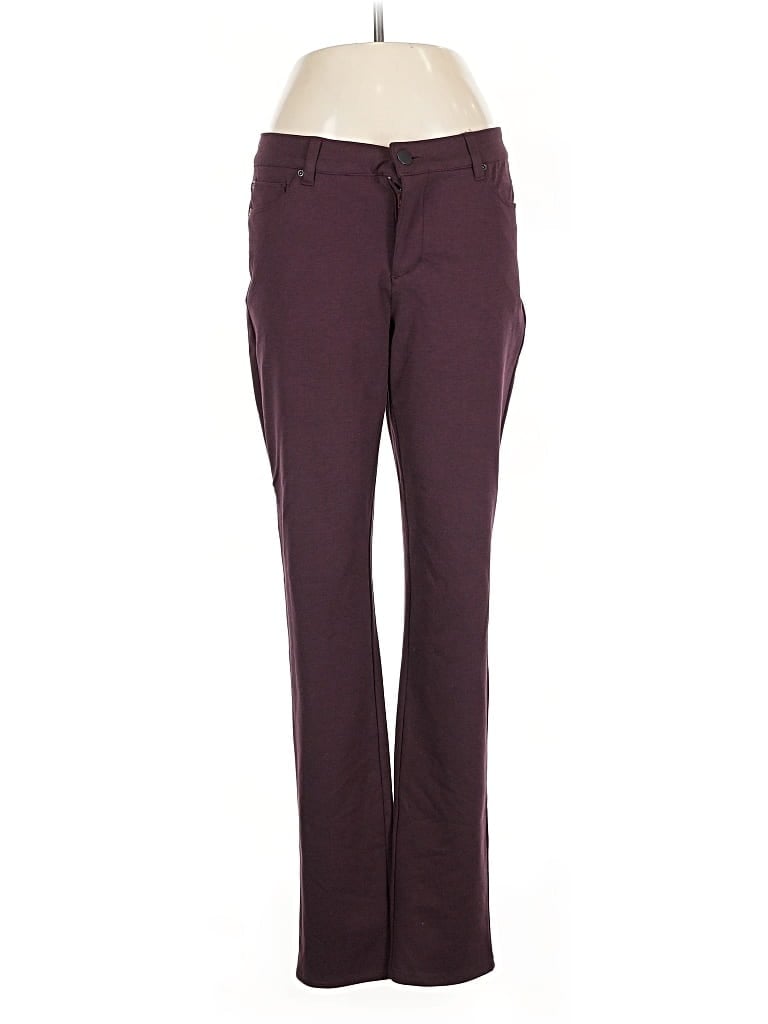 Pre-owned Christopher & Banks Dress Pants In Burgundy