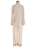 Club Monaco Stripes Tan Ivory Jumpsuit Size 0 - photo 2