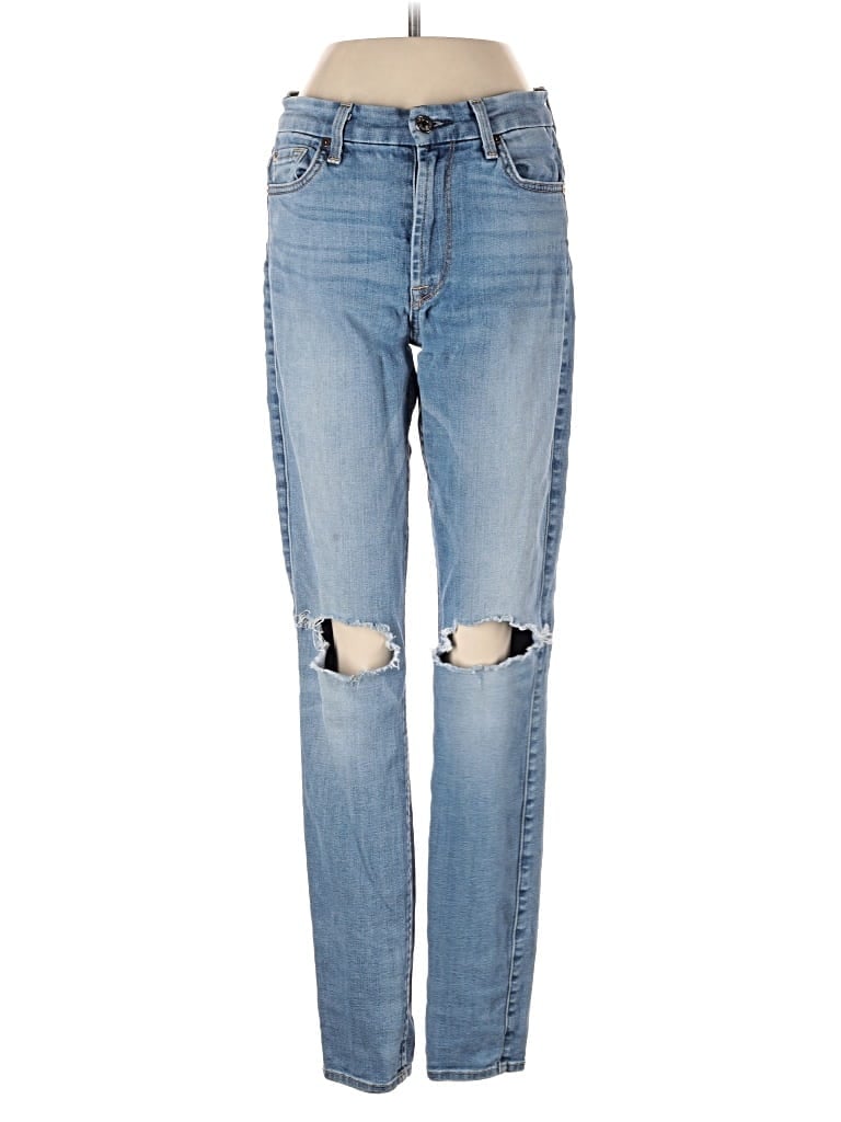 Pre-owned 7 For All Mankind Jeans In Blue