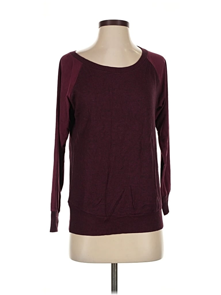 Pre-owned Le Lis Pullover Sweater In Burgundy