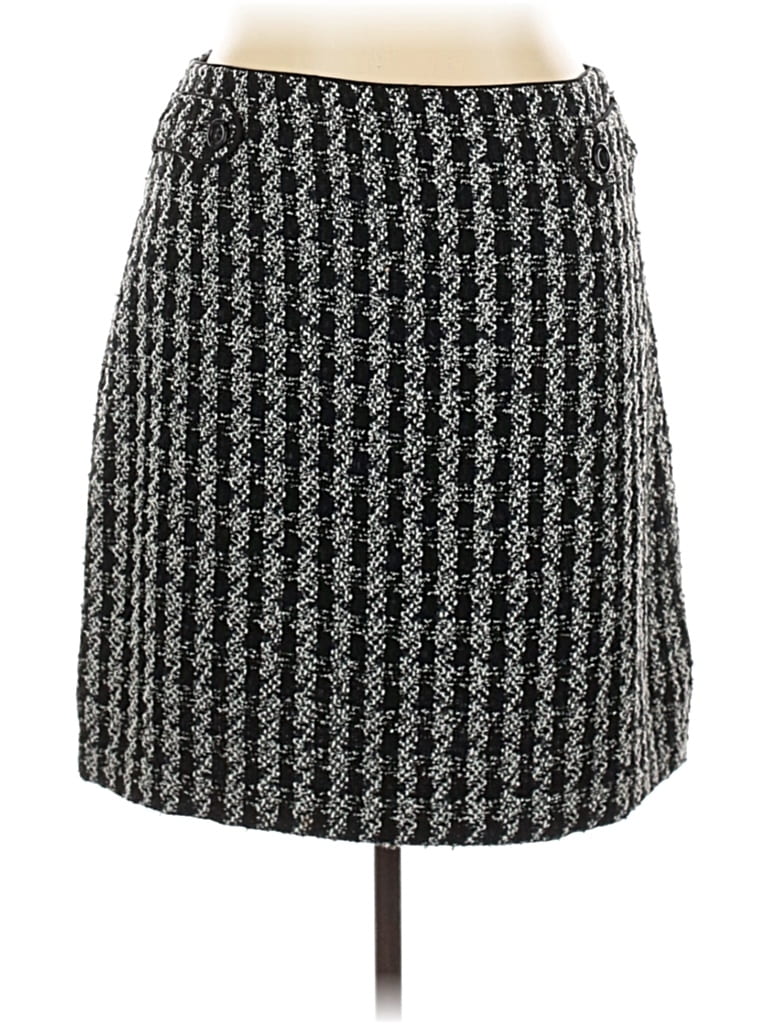 Pre-owned Ann Taylor Formal Skirt In Gray