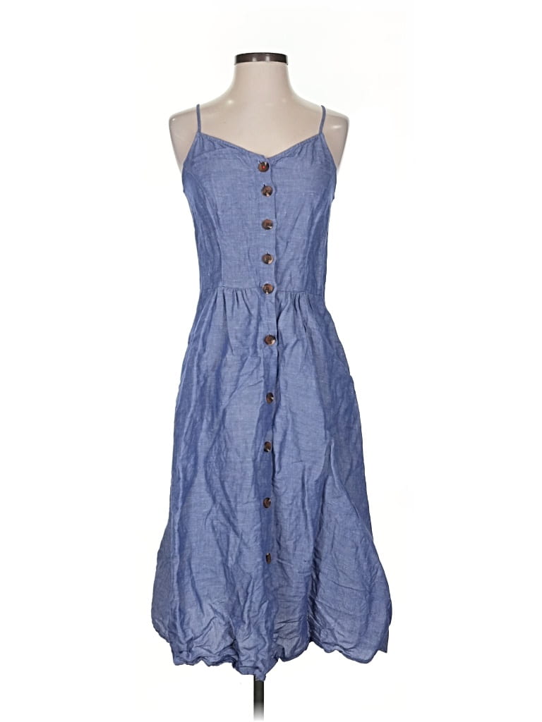 Pre-owned Joules Casual Dress In Blue