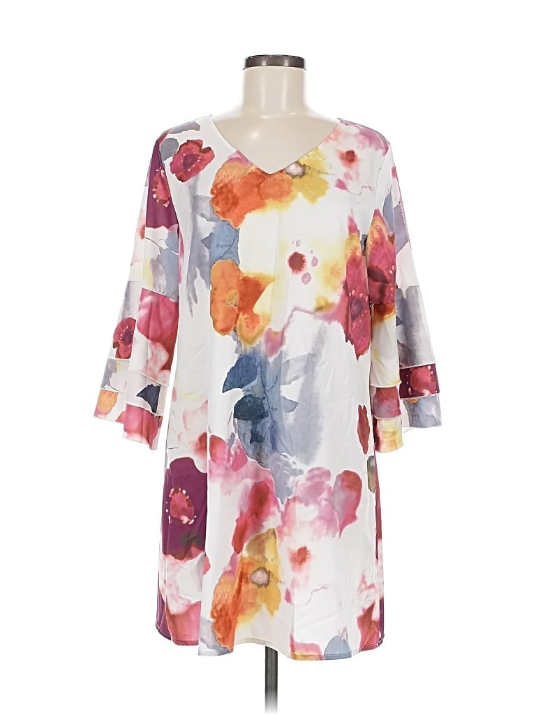 Pre-owned Made With Love Casual Dress In White