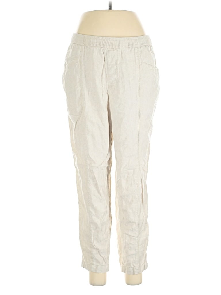 Pre-owned Old Navy Linen Pants In White