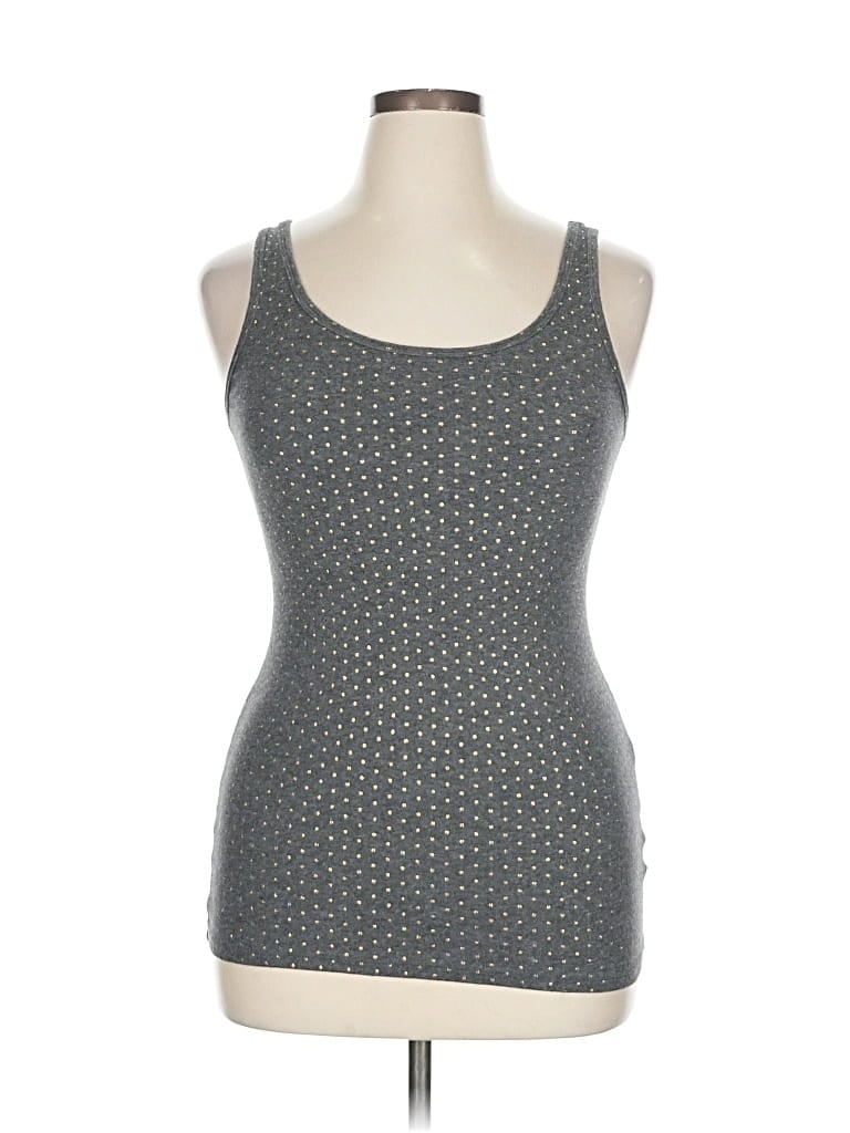 Pre-owned A New Day Tank Top Gray Square Neckline Tops
