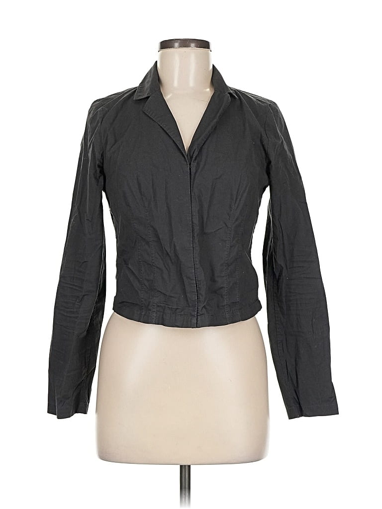 Pre-owned Madewell Long Sleeve Blouse In Black