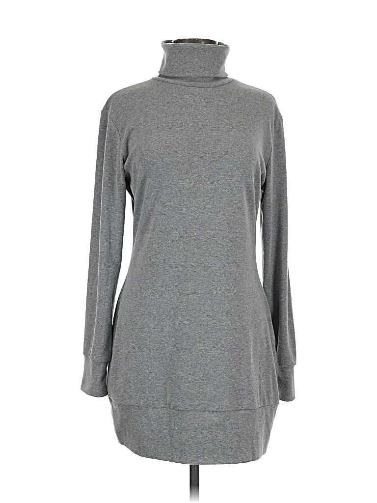 Pre-owned Assorted Brands Casual Dress In Gray
