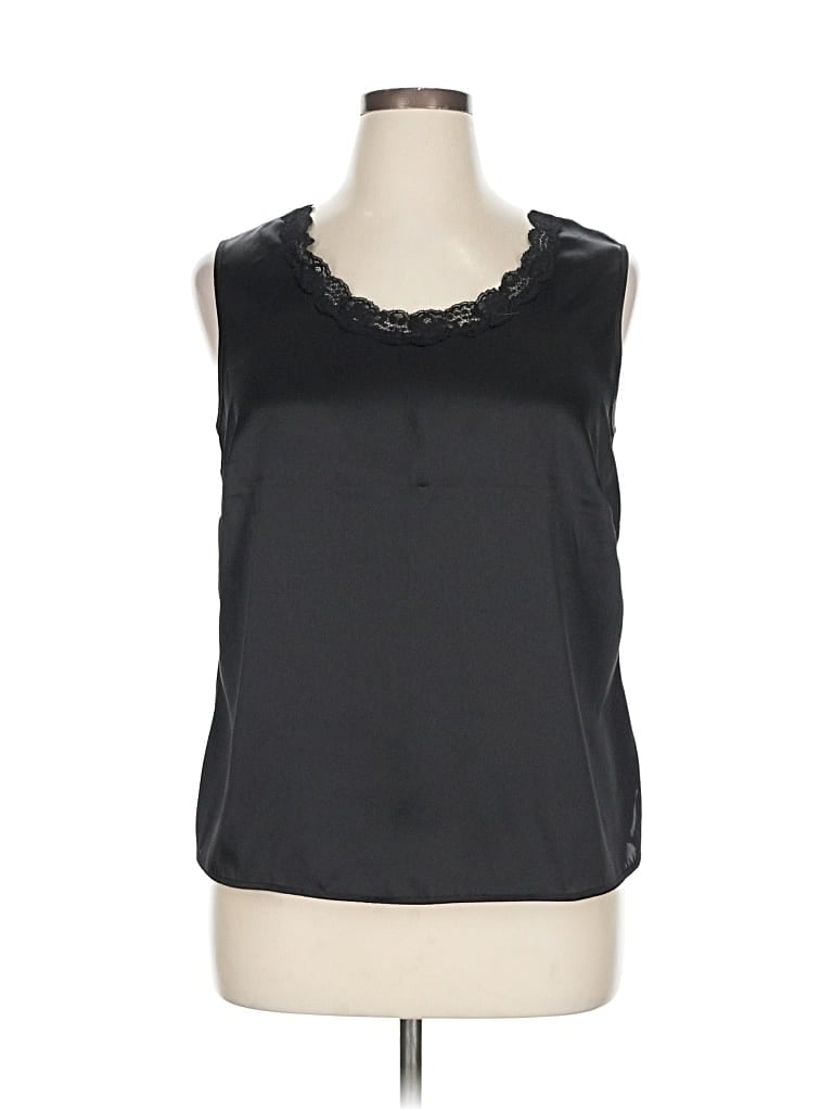 Pre-owned Cato Sleeveless Blouse In Black