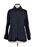 Piazza Sempione Tweed Blue Long Sleeve Button-Down Shirt Size EU (IT) 34 / US 00 - photo 1