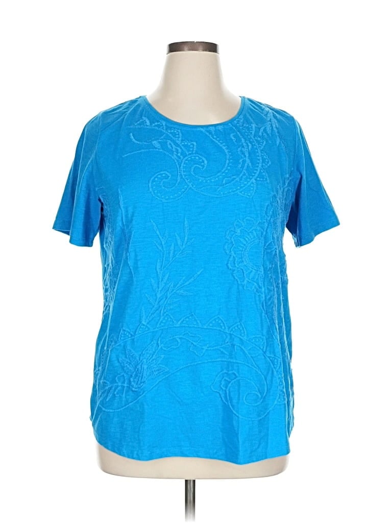 Pre-owned Alia Short Sleeve T-shirt In Blue