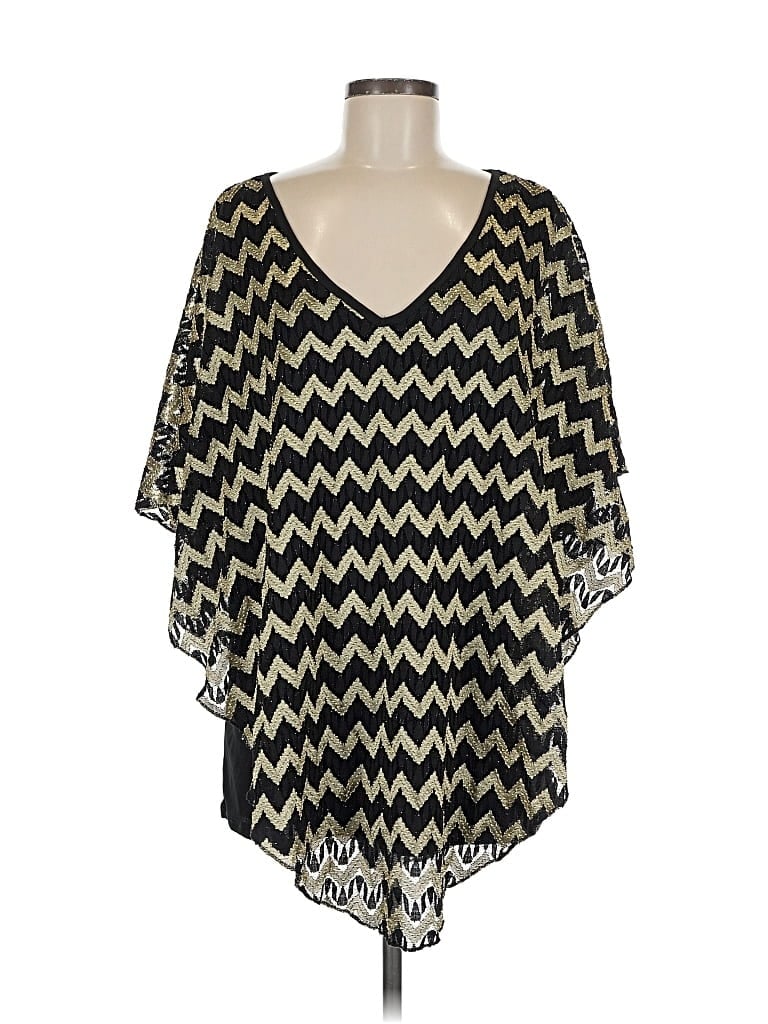 Pre-owned Brittany Black 3/4 Sleeve Blouse In Black