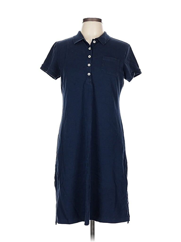 Pre-owned Lands' End Casual Dress In Blue
