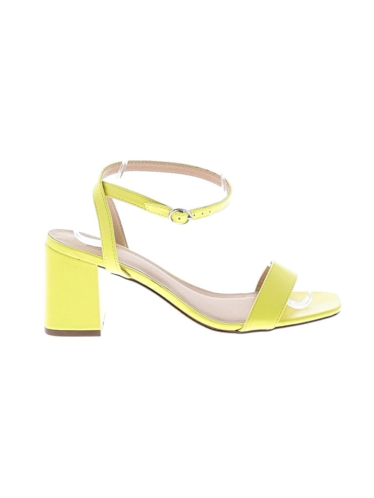 Pre-owned Wild Fable Heels In Yellow