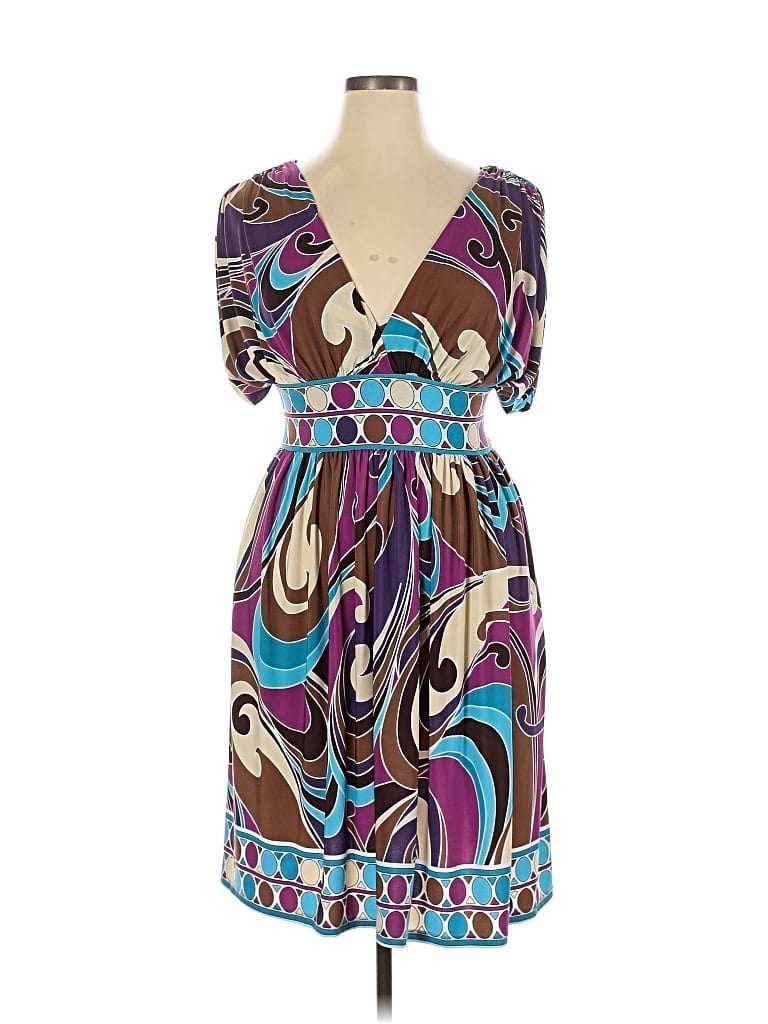 Pre-owned Maggy London Cocktail Dress In Purple