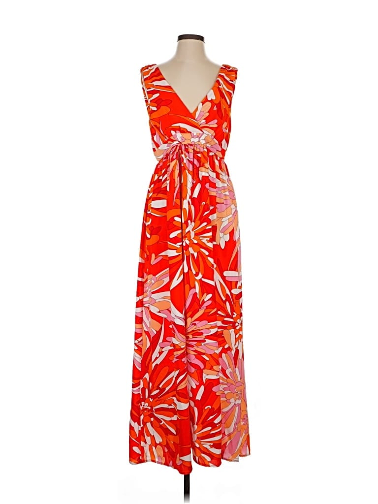 Pre-owned Traffic People Casual Dress In Orange