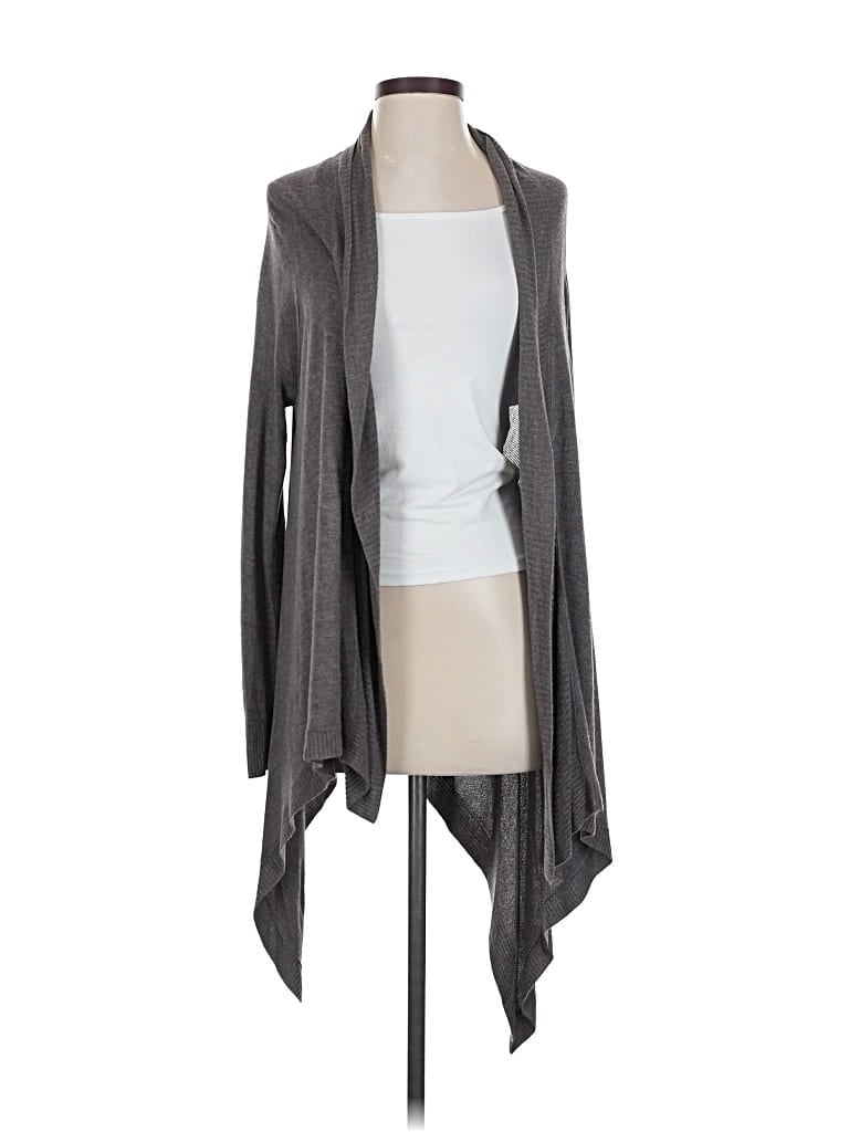 Pre-owned H&m Cardigan Sweater In Gray