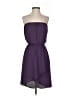 Express 100% Polyester Solid Purple Cocktail Dress Size XS - photo 1