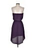 Express 100% Polyester Solid Purple Cocktail Dress Size XS - photo 2