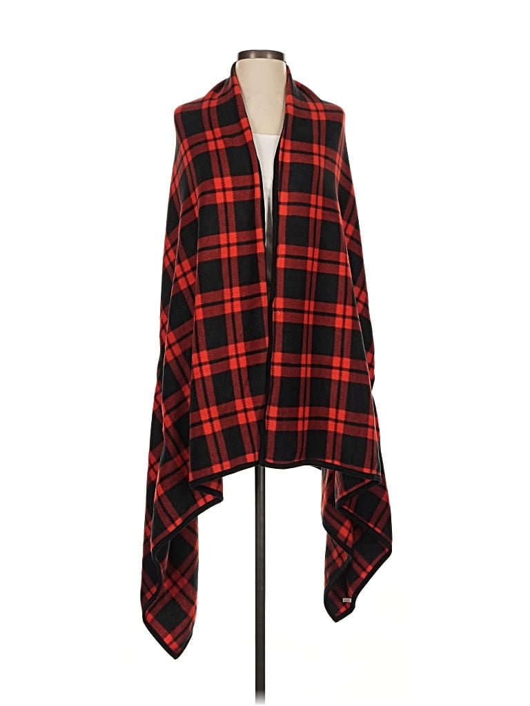 Pre-owned Cuddl Duds Poncho In Red