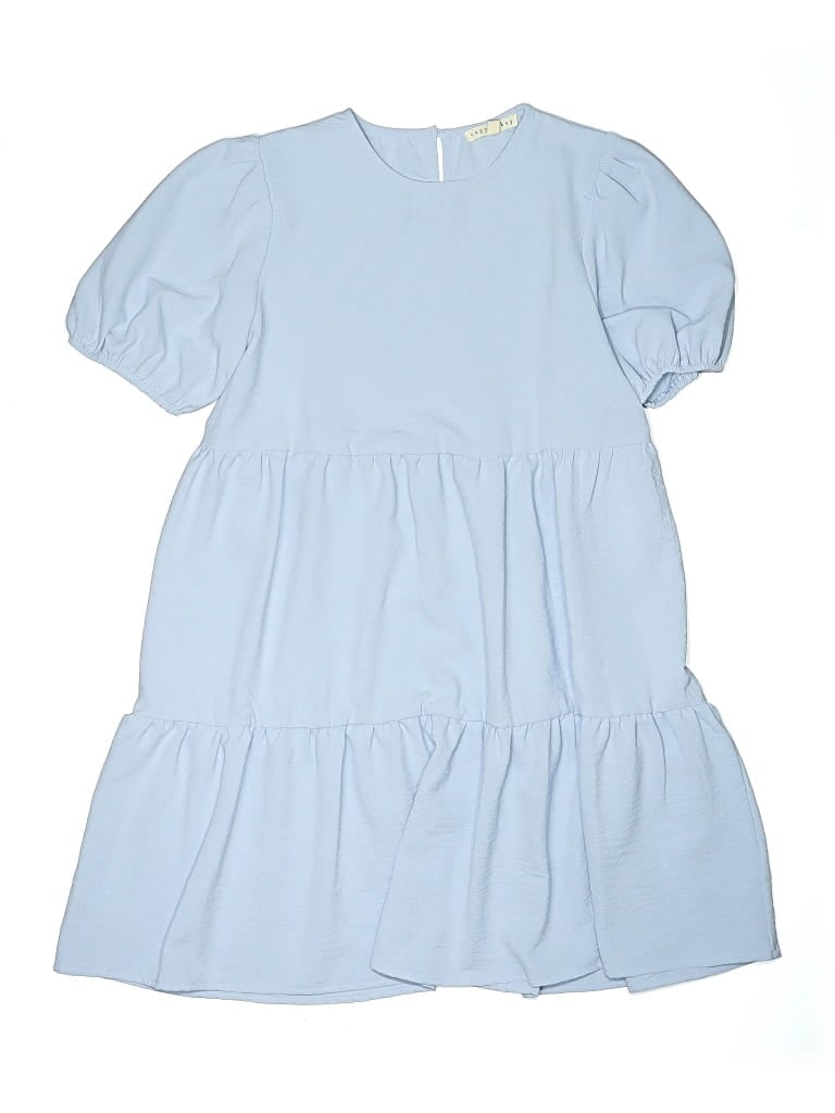 Pre-owned Copper Key Kids' Dress In Blue
