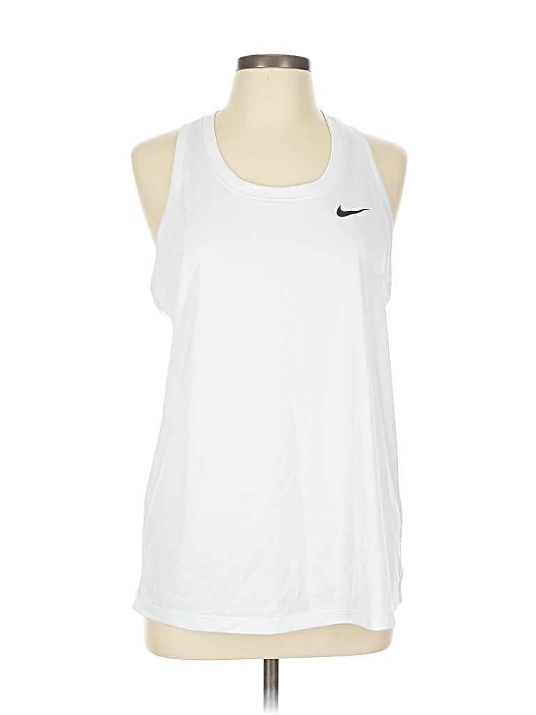 Pre-owned Nike Active Tank Top In White