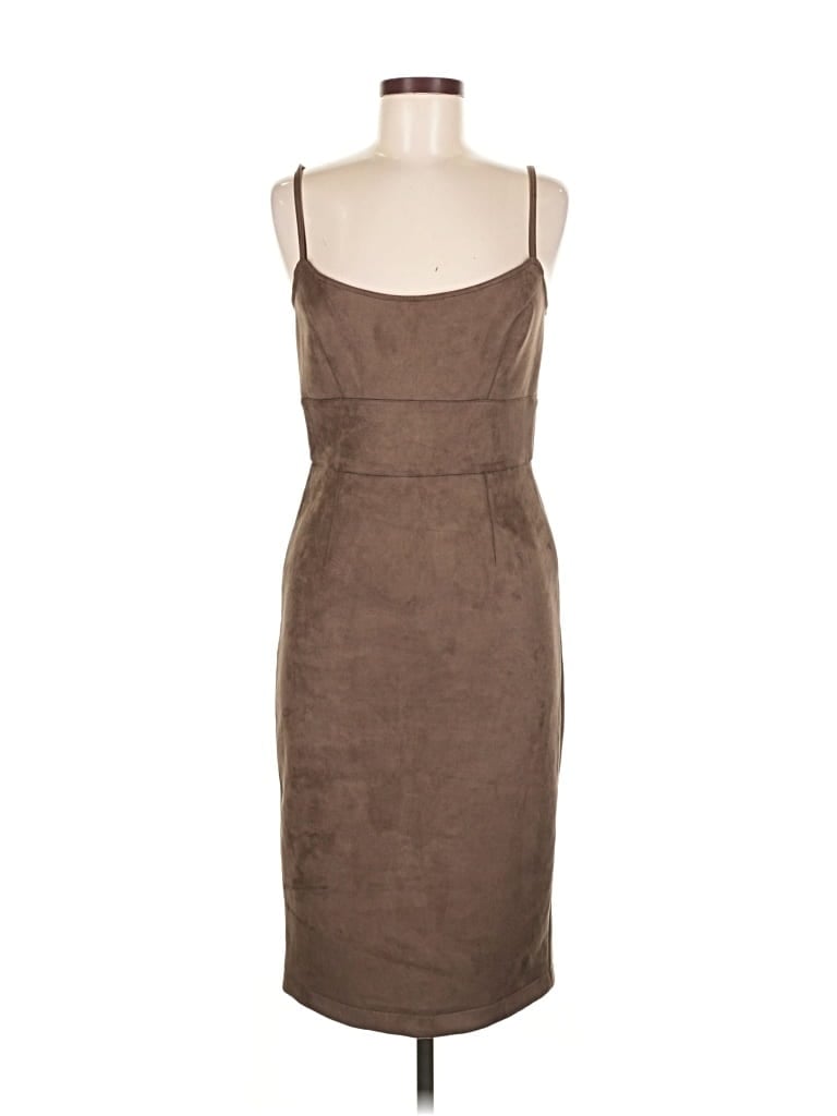 Pre-owned Bcbgmaxazria Cocktail Dress In Brown