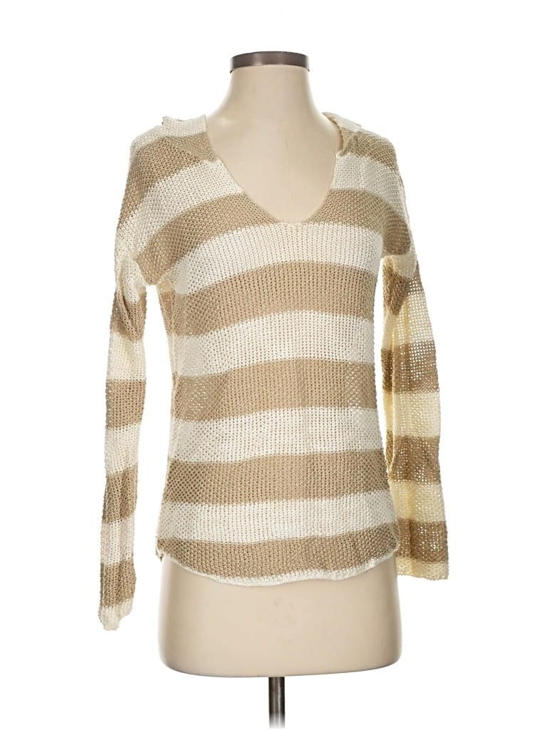 Pre-owned Lucky Brand Pullover Sweater In Brown
