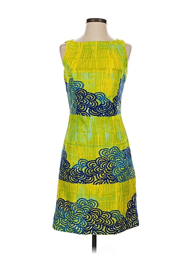 Pre-owned Tabitha Cocktail Dress In Yellow