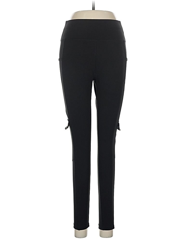 Pre-owned Pop Fit Active Pants In Black