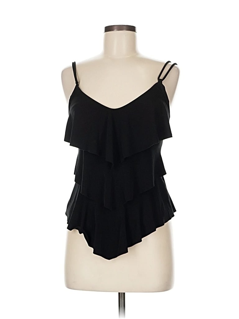 Pre-owned Magicsuit Sleeveless Blouse In Black