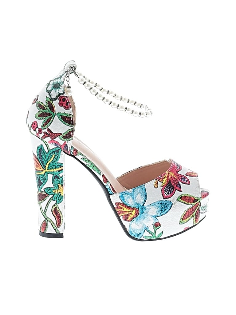 Pre-owned Unbranded Heels In White