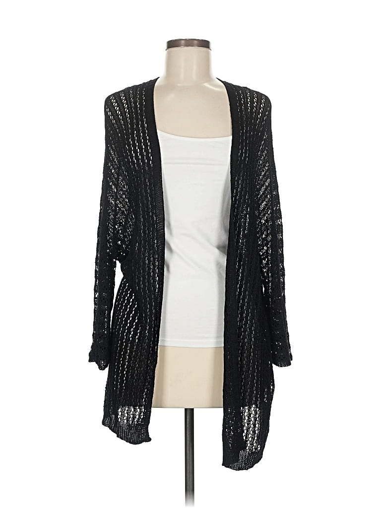 Pre-owned Unbranded Cardigan Sweater In Black