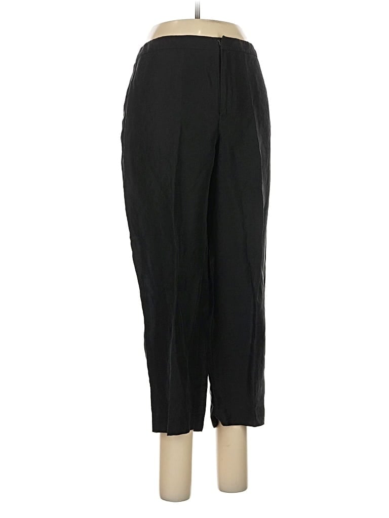Pre-owned Linda Allard Ellen Tracy Dress Pants In Black