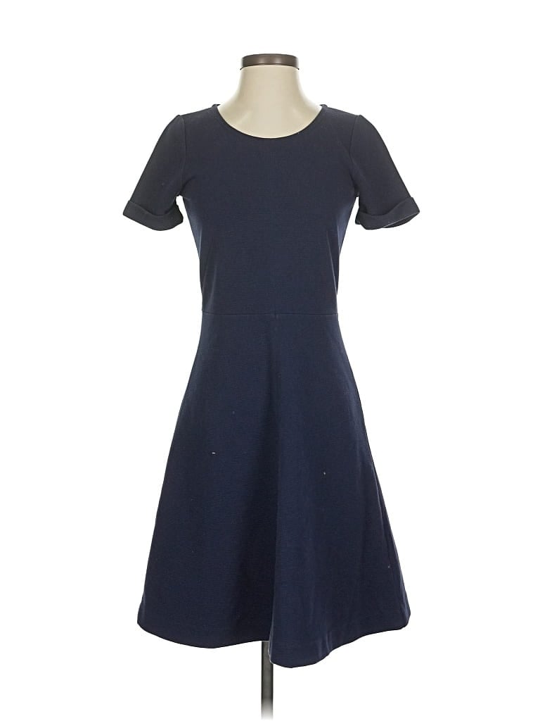Pre-owned J.crew Factory Store Casual Dress In Blue