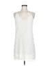 Lavender Brown 100% Polyester White Cocktail Dress Size M - photo 1