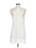 Lavender Brown 100% Polyester White Cocktail Dress Size M - photo 2