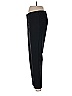 Ecru Solid Black Dress Pants Size L - photo 5