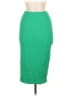 Unbranded Solid Green Casual Skirt Size M - photo 2