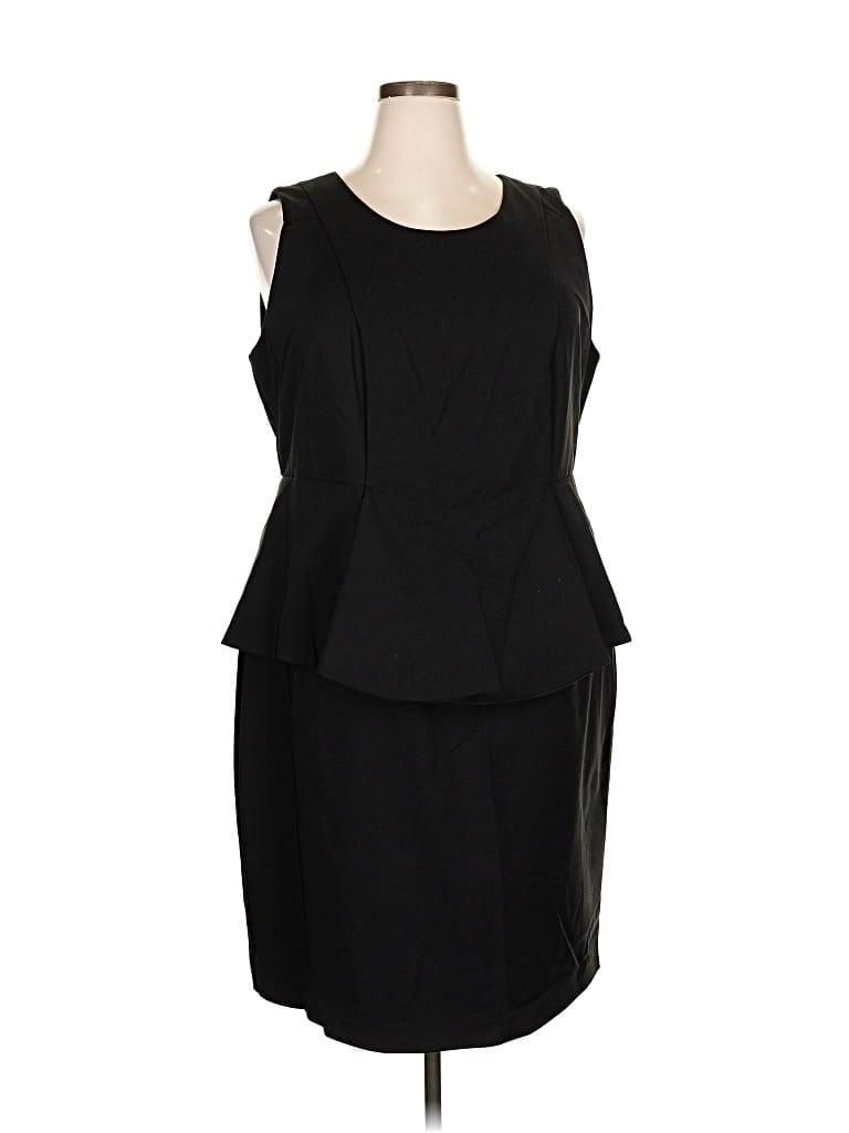 Pre-owned Eloquii Cocktail Dress In Black